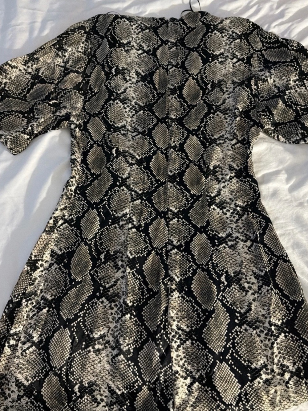 Zara Black and Tan Snake-Print Reptile Cover
